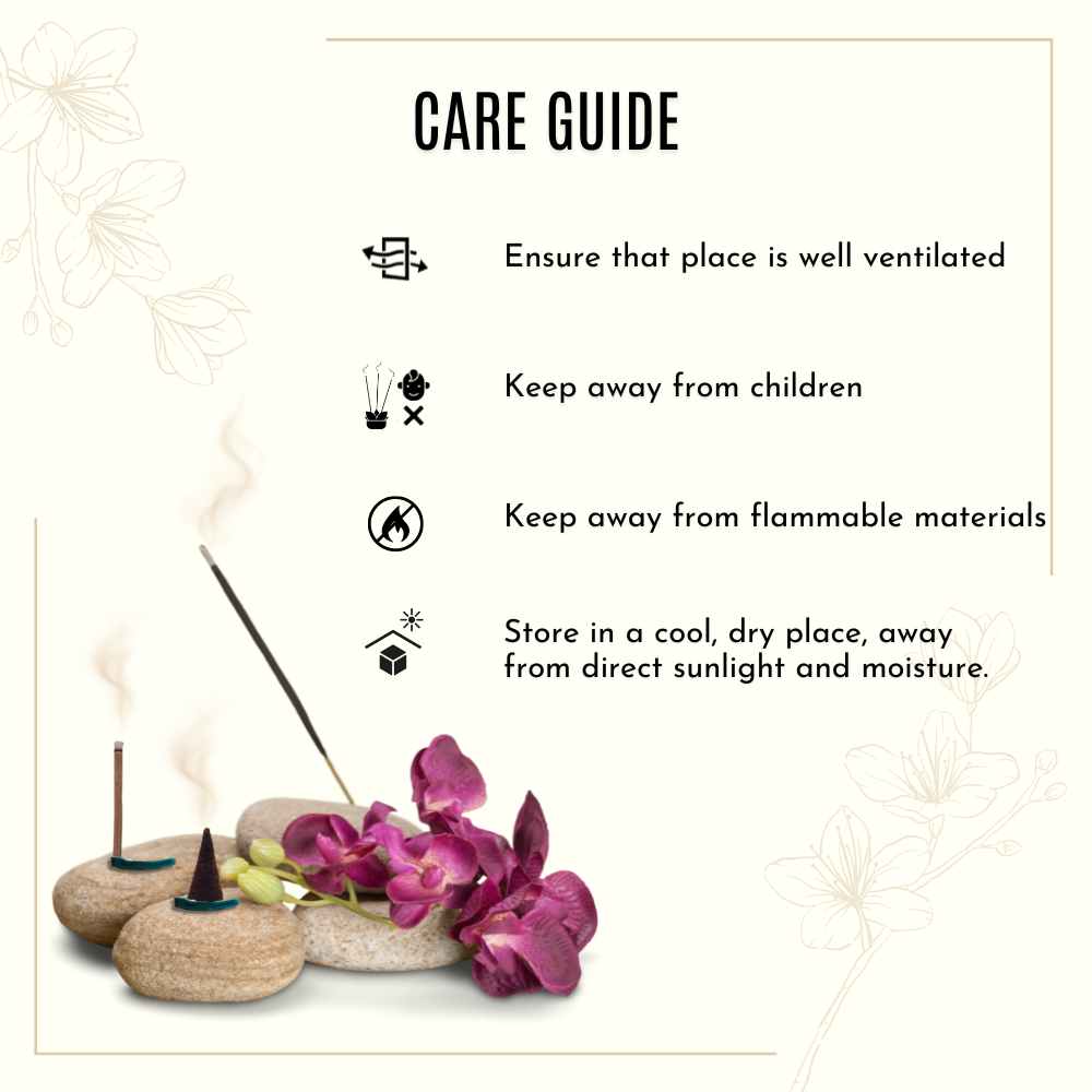 Rose (Gulab) - Luxury Dhoop Sticks - Bambooless