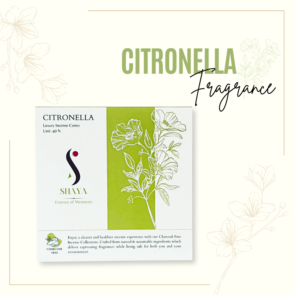 Citronella - Luxury Incense Light Cones